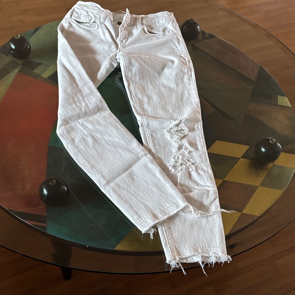 J Brand Off-White Denim Jeans